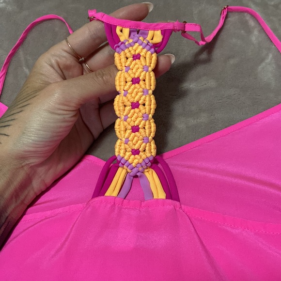 LILLY PULITZER HOT PINK RACERBACK TANK - Picture 5 of 8